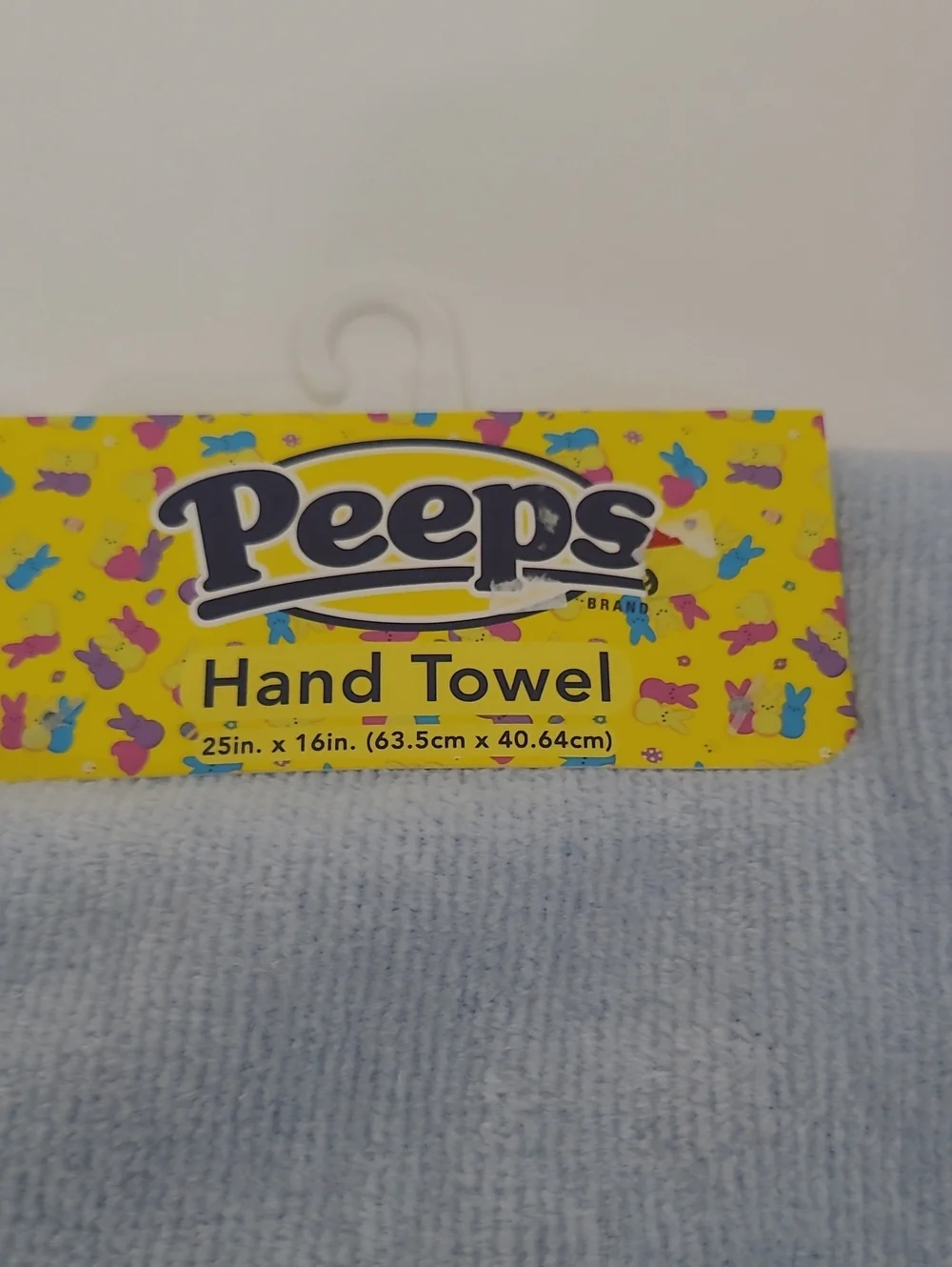 Peeps Bunny Hand Towels - Pink & Light Blue